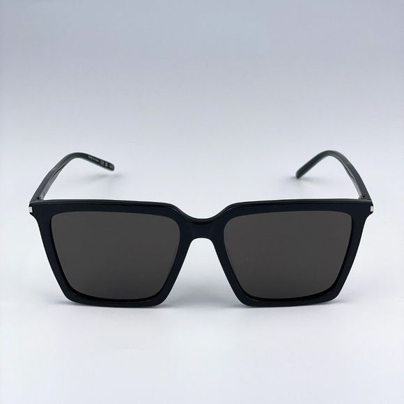 Saint Laurent SL474 001 BRAND NEW Sunglasses Black Square Unisex main image 8